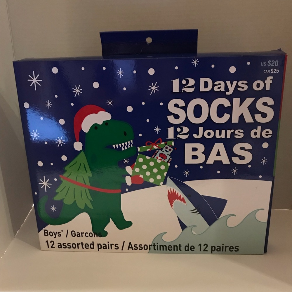 Imagine  12 Days of Socks Countdown
